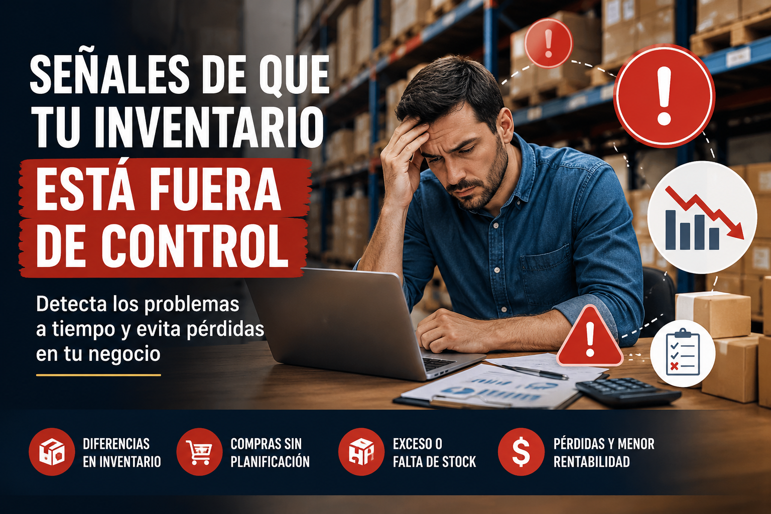 Señales de que tu inventario está fuera de control